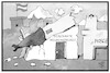 Cartoon: Österreichs Moscheen (small) by Kostas Koufogiorgos tagged karikatur,koufogiorgos,illustration,cartoon,österreich,moschee,demokratie,minarett,ruine,unfall,sturz,islam,religion,religionsfreiheit