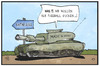 Cartoon: Panzer nach Katar (small) by Kostas Koufogiorgos tagged karikatur,koufogiorgos,illustration,cartoon,katar,panzer,rüstung,rüstungsindustrie,fussball,wm,weltmeisterschaft,fifa,sport,wirtschaft,militär,armee