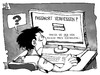 Cartoon: Passwortdiebstahl (small) by Kostas Koufogiorgos tagged karikatur,koufogiorgos,cartoon,illustration,passwort,diebstahl,cyberdieb,internet,user,kriminalität,hacker,computer