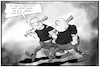 Cartoon: Petry-Jagd (small) by Kostas Koufogiorgos tagged karikatur,koufogiorgos,illustration,cartoon,petry,merkel,jagd,afd,neonazi,populismus,extremismus,gewalt,partei