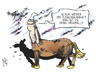 Cartoon: Pferdefleischskandal (small) by Kostas Koufogiorgos tagged pferdefleisch,skandal,lebensmittel,michel,pferd,verbraucher,ernährung,karikatur,kostas,koufogiorgos