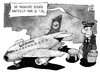 Cartoon: Piloten-Streik (small) by Kostas Koufogiorgos tagged karikatur,koufogiorgos,cartoon,illustration,lufthansa,streik,arbeitskampf,pilot,passagier,melken,melkkuh,flugzeug,wirtschaft,airline,fluggesellschaft,arbeit