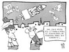 Cartoon: Piloten-Streik (small) by Kostas Koufogiorgos tagged karikatur,koufogiorgos,illustration,cartoon,lufthansa,piloten,streik,arbeitskampf,fliegen,flug,chaos,reisender,passagier,arbeit,reise