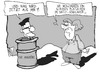 Cartoon: Politisches Endlager (small) by Kostas Koufogiorgos tagged nato,maiziere,merkel,endlager,müll,verteidigungsminister,generalsekretär,karikatur,koufogiorgos