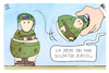 Cartoon: Putins Teilrückzug (small) by Kostas Koufogiorgos tagged karikatur,koufogiorgos,cartoon,illustration,putin,russland,soldat,matrjoschka,puppe,armee