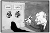 Cartoon: Putins Zielscheiben (small) by Kostas Koufogiorgos tagged karikatur,koufogiorgos,illustration,cartoon,syrien,ukraine,putin,russland,ziel,zielscheibe,krieg,konflikt,treffer,angriff