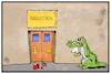 Cartoon: Rechtspopulisten (small) by Kostas Koufogiorgos tagged karikatur,koufogiorgos,illustration,cartoon,konstanz,diskothek,krokodil,tränen,angriff,schiesserei,rechtspopulismus,heuchelei