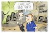 Cartoon: Reformwald (small) by Kostas Koufogiorgos tagged karikatur,koufogiorgos,klingbeil,merz,reformen,herbst,wald,orientierung,regierung