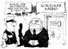 Cartoon: Schlecker (small) by Kostas Koufogiorgos tagged schlecker,ermittlung,polizei,razzia,insolvenz,untreue,anton,wirtschaft,karikatur,kostas,koufogiorgos