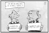 Cartoon: Schnellschüsse (small) by Kostas Koufogiorgos tagged karikatur,koufogiorgos,illustration,cartoon,scholz,spd,kanzlerkandidat,politik,partei,sozialdemokraten,putin,impfstoff,corona,verfrüht