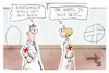 Cartoon: Scholz stürzt beim Joggen (small) by Kostas Koufogiorgos tagged karikatur,koufogiorgos,joggen,laufen,ampel,krankenhaus,arzt,sturz