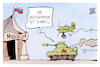 Cartoon: Siegesparade (small) by Kostas Koufogiorgos tagged karikatur,koufogiorgos,museum,russland,panzer,militär,antik