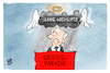 Cartoon: Siegesparade (small) by Kostas Koufogiorgos tagged karikatur,koufogiorgos,siegesparade,putin,krieg,opfer,regen