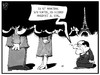 Cartoon: Smog in Paris (small) by Kostas Koufogiorgos tagged karikatur,koufogiorgos,cartoon,illustration,paris,smog,umwelt,luft,verschmutzung,hollande,eiffelturm,frankreich,klima,abgase