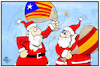 Cartoon: Spanien-Katalonien (small) by Kostas Koufogiorgos tagged karikatur,koufogiorgos,illustration,cartoon,spanien,katalonien,weihnachten,weihnachtsmann,konflikt,separatismus,europa,wahlausgang,demokratie