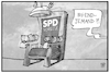 Cartoon: SPD-Vorsitz (small) by Kostas Koufogiorgos tagged karikatur,koufogiorgos,illustration,cartoon,spd,vorsitz,stuhl,elektrisch,hinrichtung,sozialdemokraten
