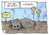 Cartoon: Spionage-Sumpf (small) by Kostas Koufogiorgos tagged luxemburg,juncker,usa,spionage,sumpf,nsa,datenschutz,geheimdienst,karikatur,koufogiorgos