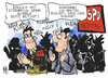Cartoon: Steinbrück (small) by Kostas Koufogiorgos tagged steinbrück,spd,sozial,honorar,rede,kanzlerkandidat,peer,delegierte,hannover,politik,partei,karikatur,kostas,koufogiorgos
