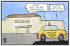 Cartoon: Steinmeier im Bellevue (small) by Kostas Koufogiorgos tagged karikatur,koufogiorgos,illustration,cartoon,steinmeier,bundespräsident,kandidat,bellevue,berlin,zuhause,heim,sitz,schloss
