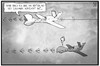 Cartoon: Superdrohne (small) by Kostas Koufogiorgos tagged karikatur,koufogiorgos,illustration,cartoon,drohne,triton,eurohawk,geld,geldfresser,flugzeug,militär,rüstung,politik