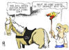 Cartoon: System Merkel (small) by Kostas Koufogiorgos tagged merkel,pferd,cdu,brand,marke,system,partei,vorsitzende,karikatur,kostas,koufogiorgos