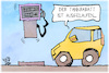 Cartoon: Tankrabatt (small) by Kostas Koufogiorgos tagged karikatur,koufogiorgos,tankrabatt,zapfsaeule
