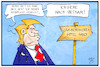 Cartoon: Trump in Vietnam (small) by Kostas Koufogiorgos tagged karikatur,koufogiorgos,illustration,cartoon,trump,vietnam,hanoi,wehrpflicht,nordkorea,gipfel,treffen,usa