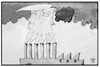 Cartoon: Trump und das Klima (small) by Kostas Koufogiorgos tagged karikatur,koufogiorgos,illustration,cartoon,trump,klima,paris,abkommen,fabrik,rauch,abgas,luft,verschmutzung,umwelt,usa,klimawandel