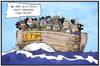 Cartoon: TTIP oder Flüchtlinge (small) by Kostas Koufogiorgos tagged karikatur,koufogiorgos,illustration,cartoon,ttip,flüchtlinge,europa,boot,meer,mittelmeer,asyl,migranten,erbarmen,hilfe,rettung,politik,wirtschaft,freihandelsabkommen