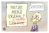 Cartoon: Tünkram und Schmarrn (small) by Kostas Koufogiorgos tagged karikatur,koufogiorgos,tünkram,schmarrn,unsinn,söder,scholz,merz