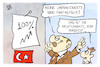 Cartoon: Türkei vor der Wahl (small) by Kostas Koufogiorgos tagged karikatur,koufogiorgos,türkei,erdogan,wahl,inflation,umfrage