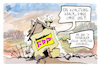 Cartoon: Überflüssige FDP (small) by Kostas Koufogiorgos tagged karikatur,koufogiorgos,hütchenspiel,verfassunsgrichter,spd,union,streit,fdp,partei,koalitionskrach