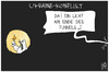Cartoon: Ukraine-Konflikt (small) by Kostas Koufogiorgos tagged karikatur,koufogiorgos,illustration,cartoon,ukraine,krise,konflikt,friedenstaube,hoffnung,hoffnungsschimmer,tunnel,licht,dunkelheit,politik,diplomatie