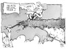 Cartoon: Umfrage (small) by Kostas Koufogiorgos tagged umfrage,bundestag,merkel,steinbrück,spd,cdu,sonntagsfrage,karikatur,kostas,koufogiorgos