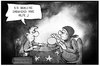 Cartoon: Umfrage (small) by Kostas Koufogiorgos tagged karikatur,koufogiorgos,illustration,cartoon,landtagswahl,supersonntag,wahl,demoskopie,hellseherin,zukunft,glaskugel,kristallkugel,umfrage,prognose