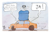 Cartoon: Urlaubszeit (small) by Kostas Koufogiorgos tagged koufogiorgos,karikatur,urlaub,gas,reise,tourist,auto