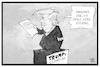 Cartoon: US-Steuerreform (small) by Kostas Koufogiorgos tagged karikatur koufogiorgos illustration cartoon trump usa steuerrreform wirtschaft gesetz