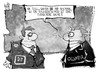 Cartoon: Volksentscheide (small) by Kostas Koufogiorgos tagged olympia,münchen,volksentscheid,stuttgart,21,db,bahn,karikatur,koufogiorgos,sport