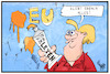 Cartoon: Von der Leyen (small) by Kostas Koufogiorgos tagged karikatur,koufogiorgos,illustration,cartoon,leyen,merkel,kleber,kitt,eu,europa,kommission,präsidentin,zusammenhalt