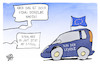 Cartoon: Von der Leyen II (small) by Kostas Koufogiorgos tagged karikatur,koufogiorgos,von,der,leyen,eu,europa,amtszeit,auto,efuel