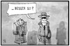 Cartoon: Vorratsdatenspeicherung II (small) by Kostas Koufogiorgos tagged karikatur,koufogiorgos,cartoon,vds,vorratsdatenspeicherung,agent,spionage,überwachung,daten,datenschutz,privatsphäre,politik,nachrichtendienst,puppe