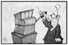Cartoon: Wahl-O-Mat (small) by Kostas Koufogiorgos tagged karikatur,koufogiorgos,illustration,cartoon,wahlomat,partei,wahl,demokratie,michel,black,jack,glücksspiel
