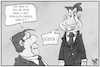 Cartoon: Wahl-O-Mat (small) by Kostas Koufogiorgos tagged karikatur,koufogiorgos,illustration,cartoon,wahlomat,laschet,söder,union,cdu,csu,bundestagswahl