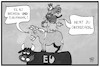 Cartoon: Wahl in Bremen (small) by Kostas Koufogiorgos tagged karikatur,koufogiorgos,illustration,cartoon,bremen,wahl,europa,stadtmusikanten,symbol,wahrzeichen,grimm,märchen,demokratie