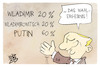 Cartoon: Wahl in Russland (small) by Kostas Koufogiorgos tagged karikatur,koufogiorgos,putin,wahl,wahlergebnis,russland