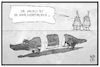 Cartoon: Wahlkampfmodus (small) by Kostas Koufogiorgos tagged karikatur,koufogiorgos,illustration,cartoon,groko,wahlkampf,partei,cdu,spd,csu,spalten,trennen