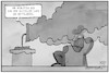 Cartoon: Waldbrände (small) by Kostas Koufogiorgos tagged karikatur,koufogiorgos,illustration,cartoon,wald,waldbrände,mittelmeer,nachrichten,fernsehen,bericht,feuer,rauch