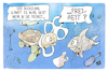 Cartoon: Walrettung (small) by Kostas Koufogiorgos tagged karikatur,koufogiorgos,walrettung,wal,freiheit,müll,wasser,mehr