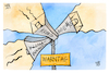 Cartoon: Warntag 2026 (small) by Kostas Koufogiorgos tagged karikatur,koufogiorgos,warntag,populismus,klima,alarm,krieg,sirene