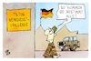 Cartoon: Wehrdienst (small) by Kostas Koufogiorgos tagged karikatur,koufogiorgos,wehrdienst,tiktok,challenge,nachwuchs,soldat,militär